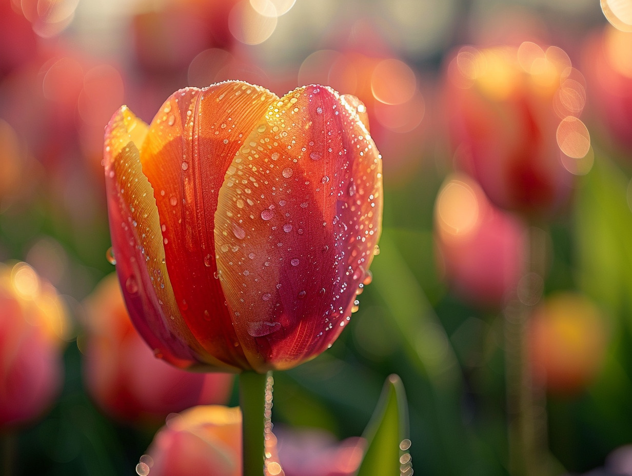 tulipes fleurs