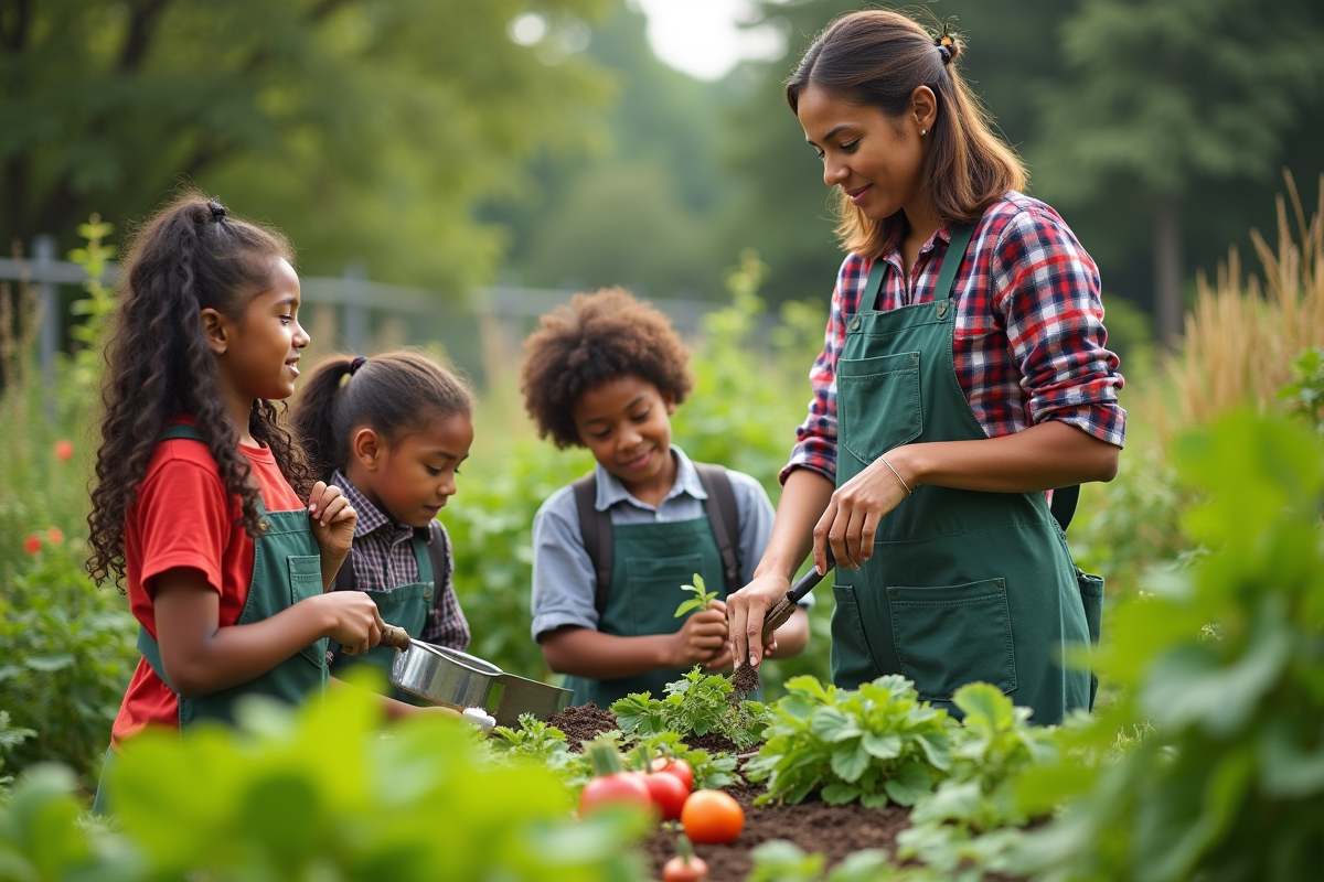 jardin scolaire